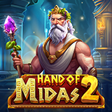 Spanduk Bonus & Diskon Top Up Game Pragmatic Play Dan PG Soft Terpercaya 2026 Hand Of Midas 2